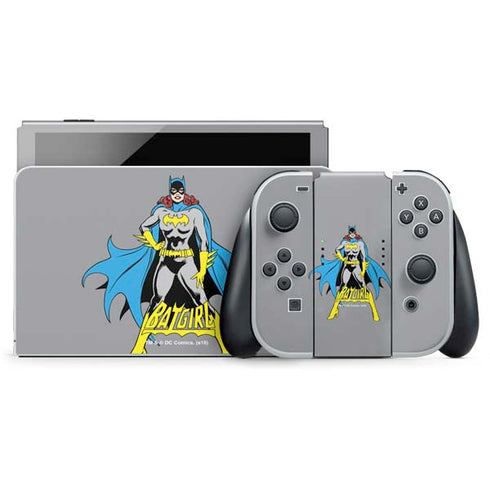 DC Comics Batgirl Classic Art Pose Nintendo Switch OLED (2021) Skin
